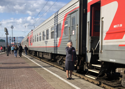 Kolej Transsyberyjska - pociągi i wagony