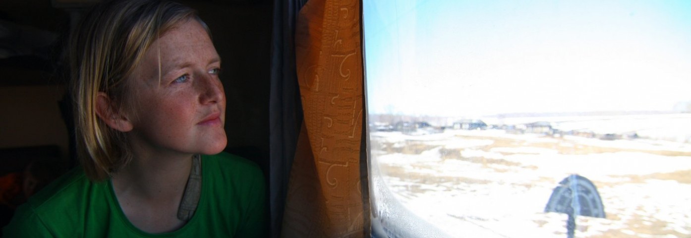 Kolej Transsyberyjska - widoki za oknem