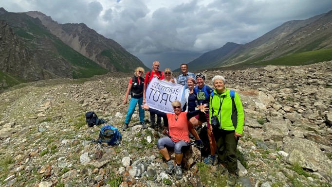 Trekking w Kirgistanie.