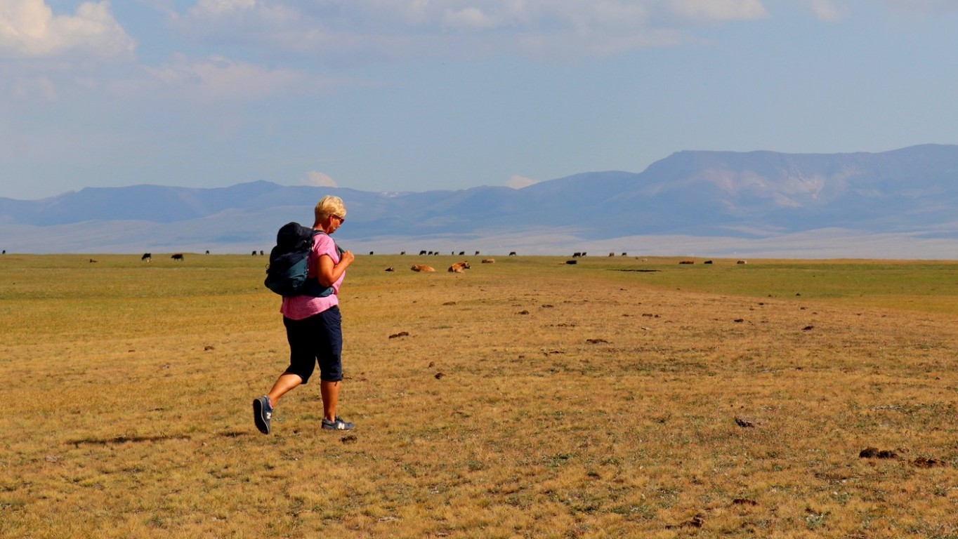 Trekking w Kirgistanie.
