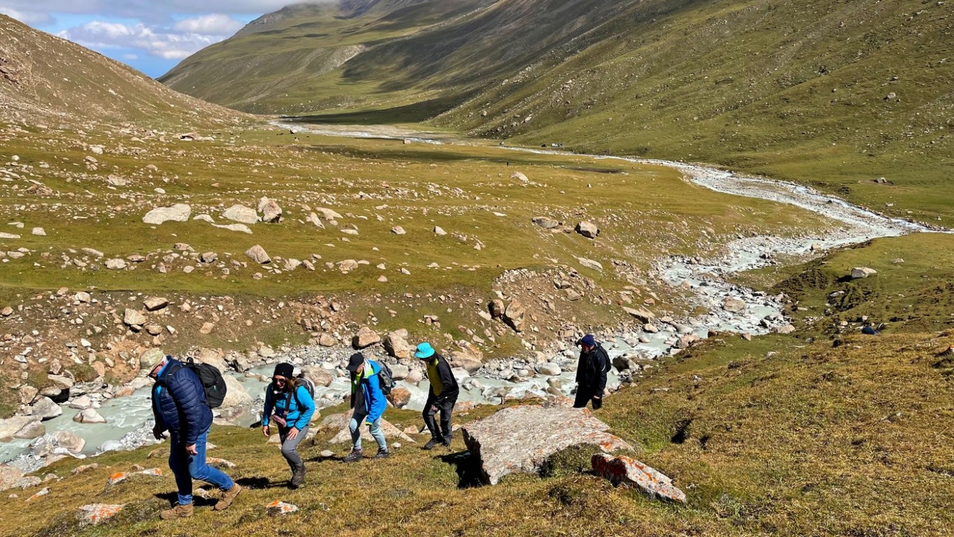 Trekking w Kirgistanie.
