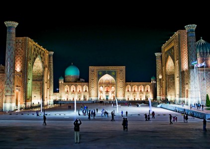 Plac trzech medres w Samarkandzie